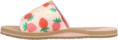 صنادل كاجوال للسيدات من TOMS Carly Strawberry Slide كاجوال - أبيض in Kuwait