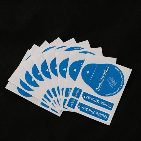 50 قطعة أداة تنظيف شاشة الهاتف لإزالة الغبار الأزرق لجميع الهواتف 3 في 1 ممتص للغبار + ملصق دليل واضح للغبار على الشاشة (50 قطعة) in Kuwait