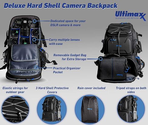 Ultimaxx Advanced a1 (Alpha 1 -Body Only) Bundle - Includes: 128GB Extreme Pro SDXC, 2X Replacement Batteries, 2-in-1 Lightweight 80" Tripod/Monopod, Hard-Shell Backpack & Much More (26pc Bundle) in Kuwait