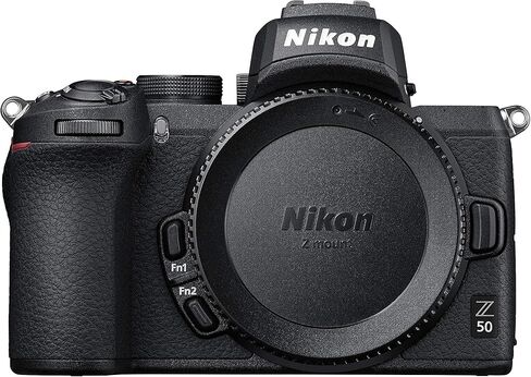 هيكل كاميرا Nikon Z 50 DX بدون مرآة، أسود (متجدد) in Kuwait