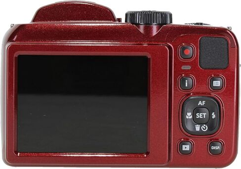 كاميرا كوداك PIXPRO AZ255 الرقمية (أحمر) | مستشعر 16 ميجابكسل، تكبير بصري 25x، عدسة واسعة الزاوية 24 ملم وتثبيت الصورة البصرية | رائعة لصور السفر والمسافات (AZ255RD) + بطاقة سعة 32 جيجابايت + حقيبة + قطعة قماش in Kuwait