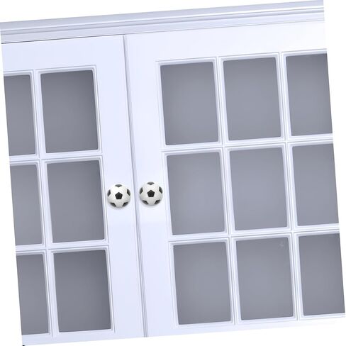stobaza 8pcs كرة القدم درج المقابض متعة كرة القدم تحت عنوان تسحب لصبي فتاة غرف السلامة المضادة للتصادم تصميم مقابض بلاستيكية لخزانات الملابس وخزائن الملابس in Kuwait