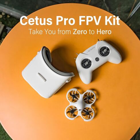 مجموعة BETAFPV Cetus Pro FPV مع جهاز إرسال LiteRadio 2 SE VR02 نظارات 3 أوضاع طيران، تثبيت الارتفاع في حالات الطوارئ، وضع السلحفاة للحماية الذاتية، جاهز للطيران سهل للمبتدئين في FPV in Kuwait