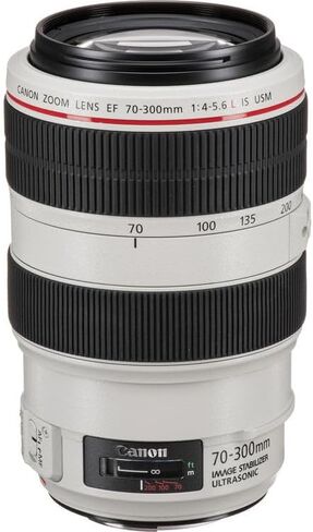 Canon EF 70-300mm f/4-5.6L is USM Lens Bundle | Professional L-Series Telephoto Zoom with Optical Image Stabilization & Fast Ring-Type USM AF | for Wildlife & Travel (4426B002) + Filter Kit + More in Kuwait