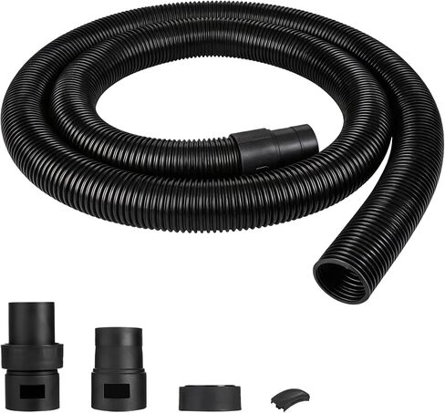 خرطوم Shop-Vac 9050333، قطر 2.5 × طول 8 أقدام، وصول طويل، خرطوم مكنسة كهربائية، أسود، (عبوة واحدة) in Saudi Arabia