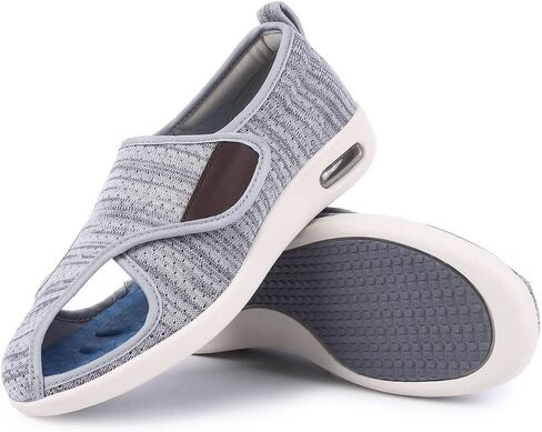 Elitechoice Diabetic Shoes for Women, Women's Wide Width Elderly Shoes, Adjustable Closure Lightweight Breathable, Swollen Feet Walking Edema Sneakers in Saudi Arabia