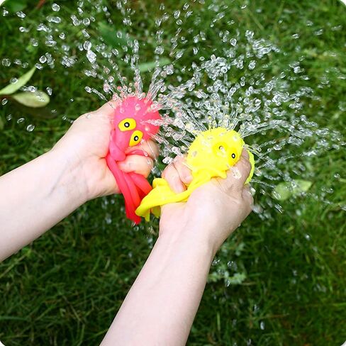 Toddler Bath Toy , 4 PCS Octopus Water Balls for Kids & Adults , Outdoor Activity Game for Kids Ages 4-12, Water Bomb Splash Balls for Beach Summer Toys, Summer Pool Fun & Beach Activities in Kuwait