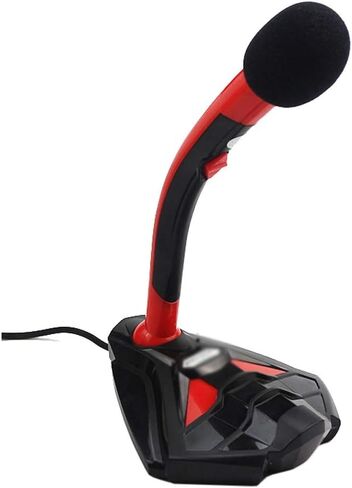 Professional Microphone for Computer Studio Noise Cancelling 3.5mm Microphone Condenser for Recording Vocals PC(Blue,3.5MM) in Kuwait