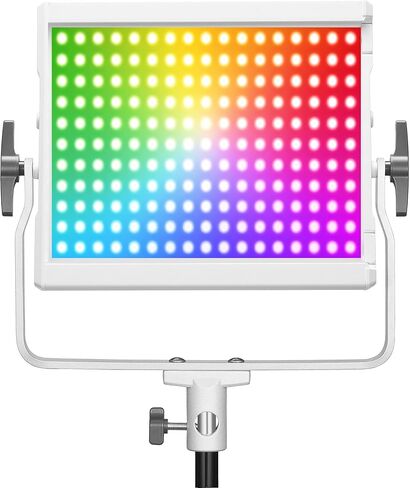 Godox Litemons RGB LED Light Panel 36W, 1800–10000K Full Color, CRI 96, App & Onboard Control, NP-F Battery Support, Barndoors & Case for Video, Vlogging, Studio (LP400R) in Kuwait