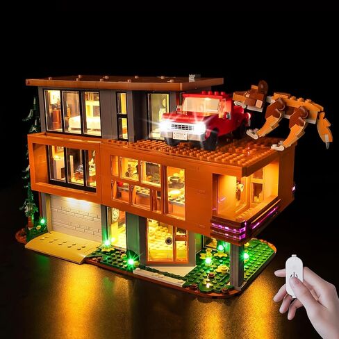 مجموعة إضاءة LED Kyglaring متوافقة مع مجموعة بناء Lego Twilight The Cullen House 21354 - تحكم محسّن باللمس والتعتيم (الأضواء فقط، الطراز غير متضمن) in Saudi Arabia