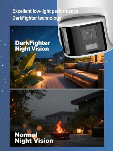 DS-2CD2366G2P-ISU/SL 6MP 180° Dual Lens Panoramic Ultra Wide Angle DarkFighter Dome IP Camera, 120 dB WDR, Two Way Audio, IP67, H.265+, Human/ Vehicle Detection, Work with Ⲏіkconnect, Guarding Vision in Kuwait