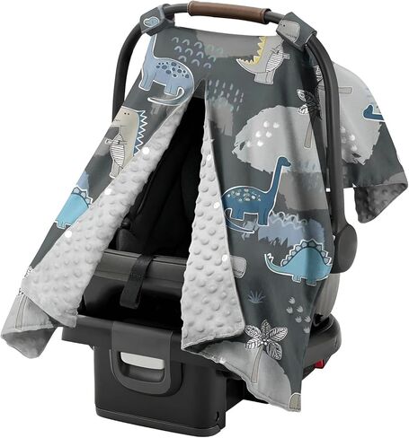 Car Seat Cover Baby,Dinosaur Minky Infant Car Seat Covers 30"x40" in Saudi Arabia