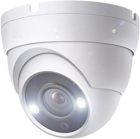 4K 8MP Analog Dome TVI CVI AHD 4 in 1 BNC Security Camera, Full Color Night Vision with 65ft IR Distance, 2.8mm 105° Wide Viewing Angle, Outdoor, Full Metal Housing, ONLY Compatible with 8MP DVR in Kuwait