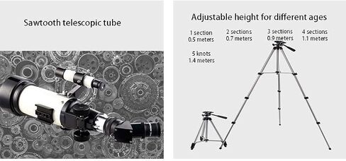 Outdoor Telescope,Telescope for Kids,Adults and Beginners,70mm Aperture 400mm Astronomical Refractor Telescope,Portable Travel Telescope with an Adjustable Tripod in Saudi Arabia