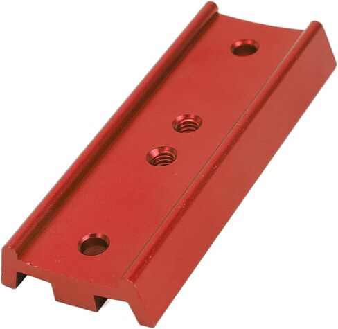 4.25in Dovetail Plate, Telescope Dovetail Mounting Plate, 108mm Aluminum Alloy Dovetail for Equatorial Mount with 1/4in Thread and M62 Screw Holes, for Telescope (Red) in Saudi Arabia