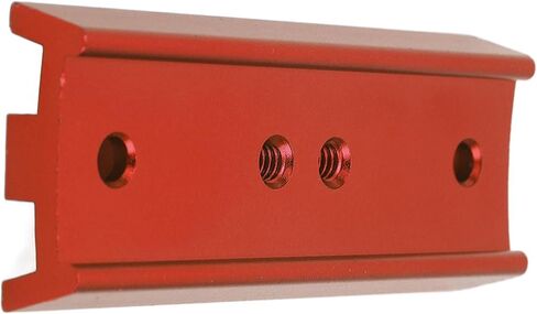 4.25in Dovetail Plate, Telescope Dovetail Mounting Plate, 108mm Aluminum Alloy Dovetail for Equatorial Mount with 1/4in Thread and M62 Screw Holes, for Telescope (Red) in Saudi Arabia