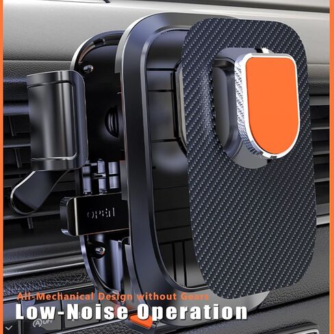 Car Phone Holder for Jeep Wrangler Cherokee (KL) Liberty (KJ), 360° Adjustable Cell Phone Mount Holders for Air Vent, Metal Hook, One-Hand Operation Car Accessories for Women Men,A Black in Saudi Arabia