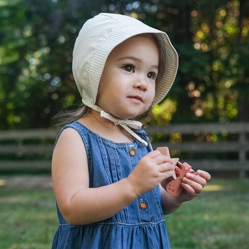 JAN & JUL Baby Bonnet for Girls, Cotton Sun-Hat with Soft Brim in Saudi Arabia