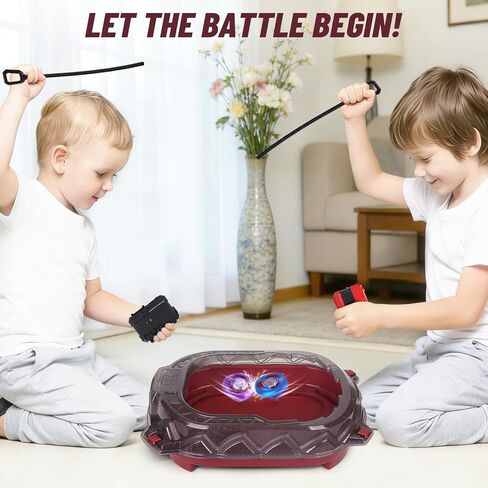 X Battling Stadium Only, Spinning Tops Battle Arena with Acceleration Track & Anti-Fly Roof, Durable ABS Construction, Compatible with X Spinning Top Toys Gift for Boys Girls 6+ in Saudi Arabia