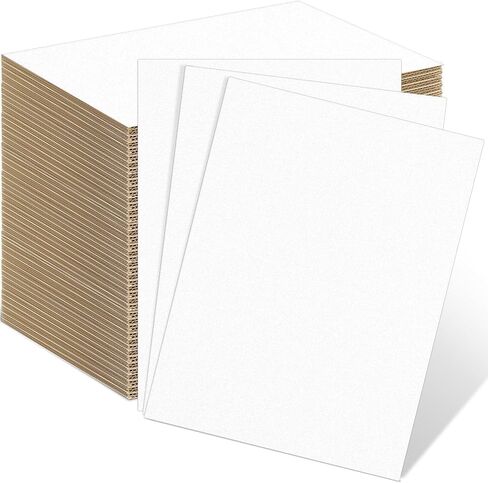 Henoyso 15 Pack 16 x 16 Inch Corrugated Cardboard Sheets Flat Square Card Board Inserts Separators for Packaging,DIY Crafts,Shipping,Mailing Vinyl Record in Kuwait