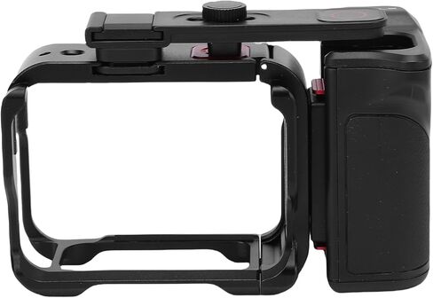 Keenso Action Camera Cage Handle, Aluminum Alloy Grip, Adjustable Shutter Button for Ace Pro 2 Camera Users in Kuwait