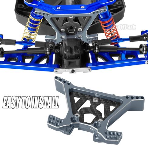 جزء من الصدمات الأمامية لبرج الصدمات الخلفي من الألومنيوم لـ 1/10 Slash 4X4 VXL/Stampede 4WD VXL، RC أمامي وخلفي للصدمات برج الصدمات، أحمر in Saudi Arabia