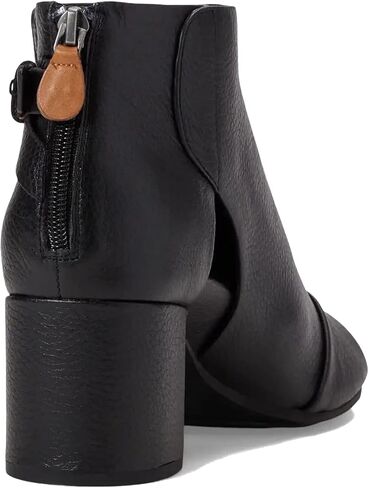 MOOMMO Women Open Toe Booties Sandals Heeled Cutout Peep Toe Summer Ankle Bootie Chunky Block Mid Heel Back Zipper Hollowed Dress Sandal Shoes 2.5" Heels Retro Elegant Office Party Classic 4-11 M US in Kuwait