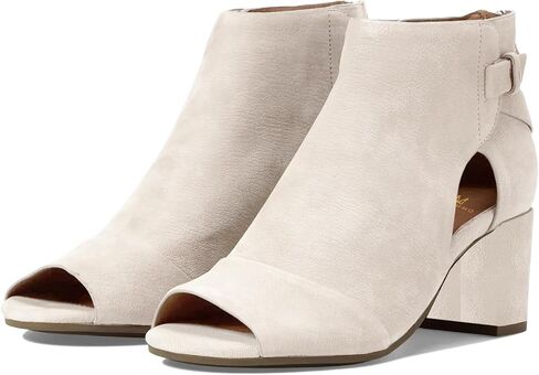 MOOMMO Women Open Toe Booties Sandals Heeled Cutout Peep Toe Summer Ankle Bootie Chunky Block Mid Heel Back Zipper Hollowed Dress Sandal Shoes 2.5" Heels Retro Elegant Office Party Classic 4-11 M US in Kuwait
