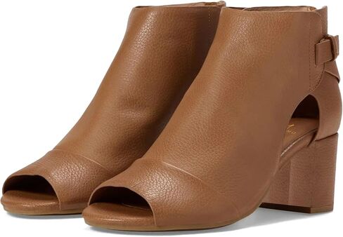 MOOMMO Women Open Toe Booties Sandals Heeled Cutout Peep Toe Summer Ankle Bootie Chunky Block Mid Heel Back Zipper Hollowed Dress Sandal Shoes 2.5" Heels Retro Elegant Office Party Classic 4-11 M US in Kuwait