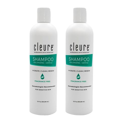 Cleure Hypoallergenic Volumizing Shampoo for Sensitive Skin - Fragrance Free, SLS Free & Paraben Free (12 oz, Pack of 1) in Saudi Arabia