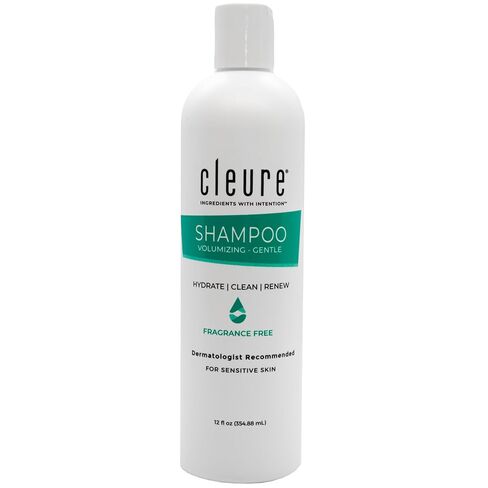 Cleure Hypoallergenic Volumizing Shampoo for Sensitive Skin - Fragrance Free, SLS Free & Paraben Free (12 oz, Pack of 1) in Saudi Arabia
