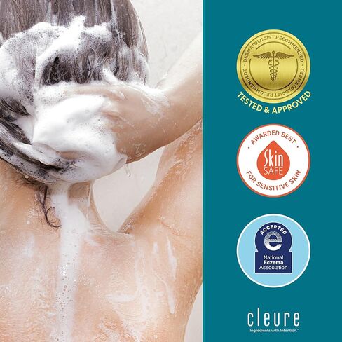Cleure Hypoallergenic Volumizing Shampoo for Sensitive Skin - Fragrance Free, SLS Free & Paraben Free (12 oz, Pack of 1) in Saudi Arabia