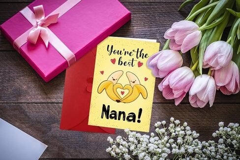 Mother's Day Card for Grandma from Grandkids Mothers Day Gifts for Grandma from Grandchild Grandson Granddaughter Floral Grandmother Nana Greetings Cards with Envelope in Saudi Arabia