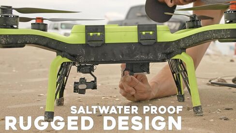 طائرة بدون طيار لصيد الأسماك مقاومة للماء. مع إطلاق الطعم بوزن 7 رطل وكاميرا 4K جاهزة للطيران. كومبو فيش مور in Kuwait