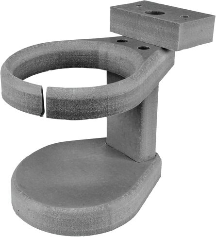 Adirondack Chair Cup Holder Attachment – Adjustable Poly Lumber Drink Holder – Outdoor Accessory for Polywood Furniture, Light Grey in Kuwait