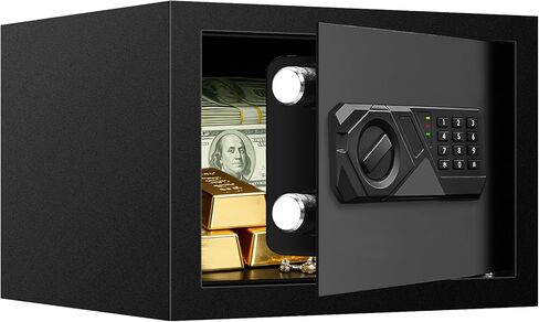 5.3 Cuft Large Home Safes مقاوم للماء ، مربع آمن للأمان الرقمي المضاد للسرقة مع لوحة مفاتيح قابلة للبرمجة و 3 أرفف قابلة للإزالة وضوء LED ، منزل مقاوم للمقاوم للأسلحة الأسلحة النارية in Saudi Arabia