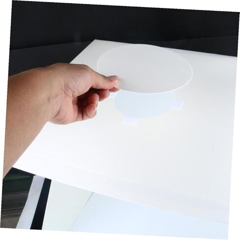 SHOWERORO Portable Photography Backdrop Light Box 40cm Large Foldable Photo Tent with Dual LED Strips and 2 Color Backdrops for Product Display and Studio Shooting in Kuwait