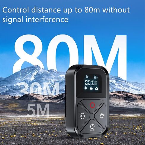 كاميرا الحركة واي فاي جهاز تحكم عن بعد لاسلكي عن بعد لـ GoPro Hero 10/9/8/Max Traval ملحقات ركوب الدراجة النارية وركوب الدراجات in Kuwait