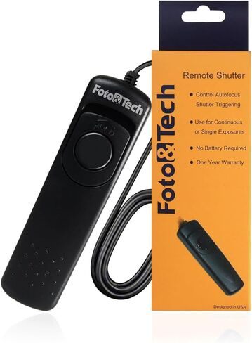 Foto&Tech Wired Remote DMW-RS1 Remote Shutter Release Compatible with Panasonic Lumix G9 II Mirrorless Camera in Kuwait