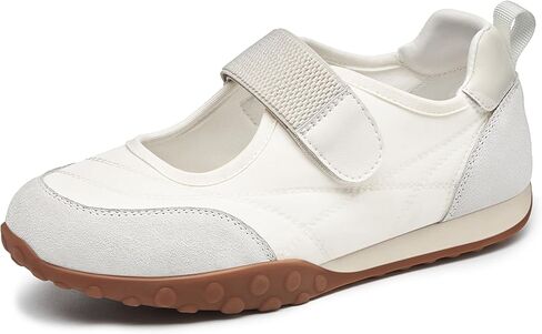 Womens Retro Mary Jane Sneakers Lightweight Comfortable Slip On Walking Shoes Non Slip Work Business Casual Tennis Footwear Womens Fashion Ballet Sneakers in Kuwait