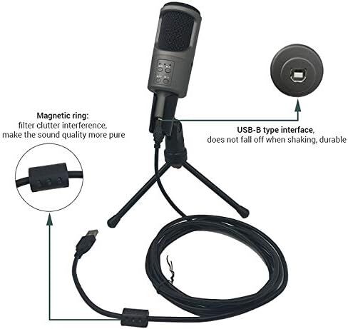 Profession Studio Cardioid Condenser Microphone Gaming Microphone for Computer PC Recording mic for Streaming Live in Kuwait