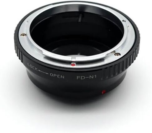 FD-NIK 1 Lens Adapter Ring for Canon FD Mount Lens and for Nikon 1 Mount Camera V1/V2/V3/S1/S2/J1/J2/J3/J4/AW Metal Lens Adapter Ring Manual Focus Adapter Ringocus Adapter Ring in Kuwait
