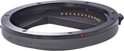 محول عدسة Boryoza GF-HX Auto Foucs متوافق مع عدسة Fujifilm GF Mount (GF35-70 GF32-64 GF45-100 GF110 GF80 GF63 والمزيد) إلى جسم Hasselblad X1D X1DII X2D X2DII (لا يمكن استخدامه على جسم 907x) in Kuwait