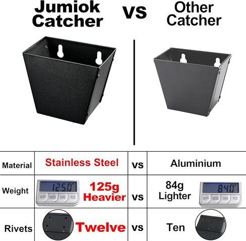 Stainles Steel Beer Bottle Cap Catcher Wall Mounted Black Soda Top Bucket with Drain Opening in Saudi Arabia