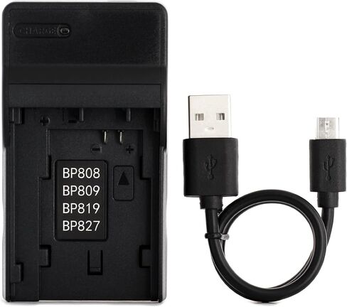 شاحن USB Norifon BP-808 لكاميرا Canon FS100، FS200، FS300، LEGRIA HF G10، LEGRIA HF G25 والمزيد in Kuwait