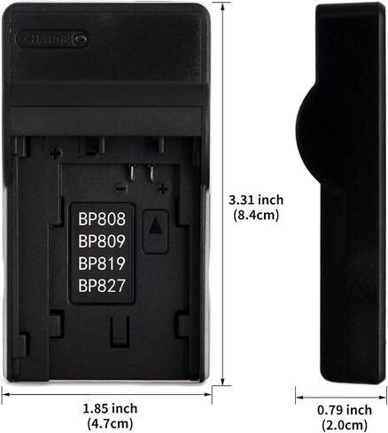 شاحن USB Norifon BP-808 لكاميرا Canon FS100، FS200، FS300، LEGRIA HF G10، LEGRIA HF G25 والمزيد in Kuwait