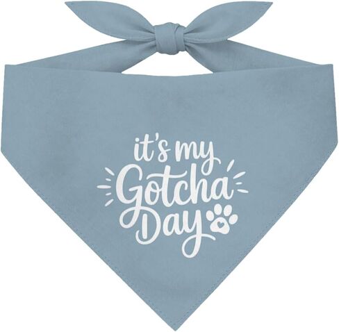 It's My Gotcha Day Dog Bandana، وشاح الحيوانات الأليفة لحفلات اعتماد الكلاب، وشاح وردي للحيوانات الأليفة، ملحق تصوير فوتوغرافي، باندانا مثلثة مريحة قابلة للتعديل للكلاب الصغيرة والمتوسطة in Kuwait