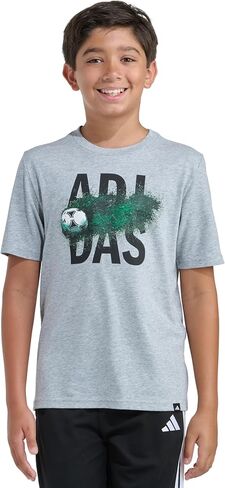 adidas Baby Boys' Short Sleeve Soccer Motion Heather Tee in Saudi Arabia