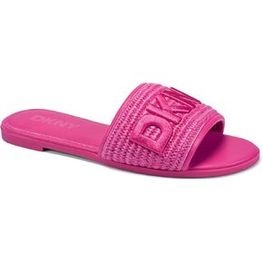 صندل مسطح للسيدات من DKNY Winslet Espadrille مع شعار in Kuwait