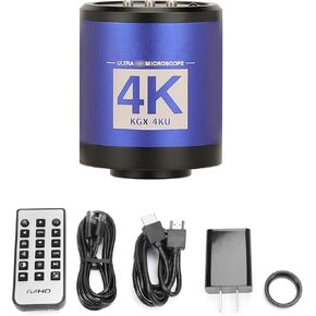 Fafeicy USB Microscope Camera 4K, Type C Digital Microscope with 3840x2160 CMOS Sensor, Real time Display for PCB Soldering and Video Recording (KGX-4KU 4K) in Kuwait